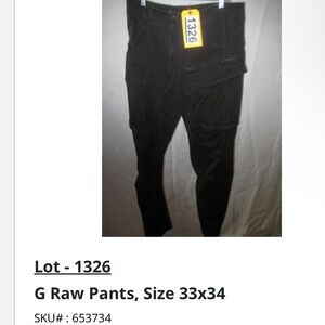 G-Star Black Cargo Pants